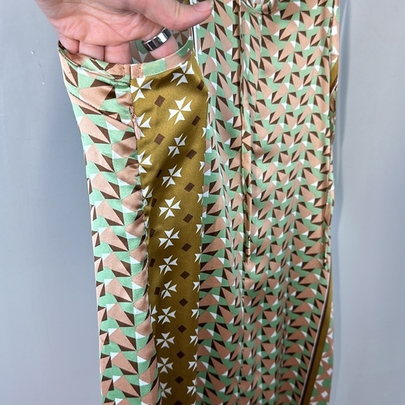 House of Harlow 1960 Geometric Print Midi Dress Size M - Picture 13 of 16